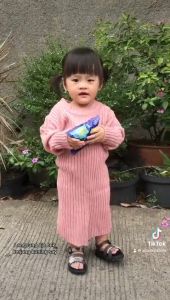 COD Setelan Rajut Anak Perempuan Lily Set Rok Warna Pastel Usia 2-12 Tahun Ukuran S M L XL XL XXL