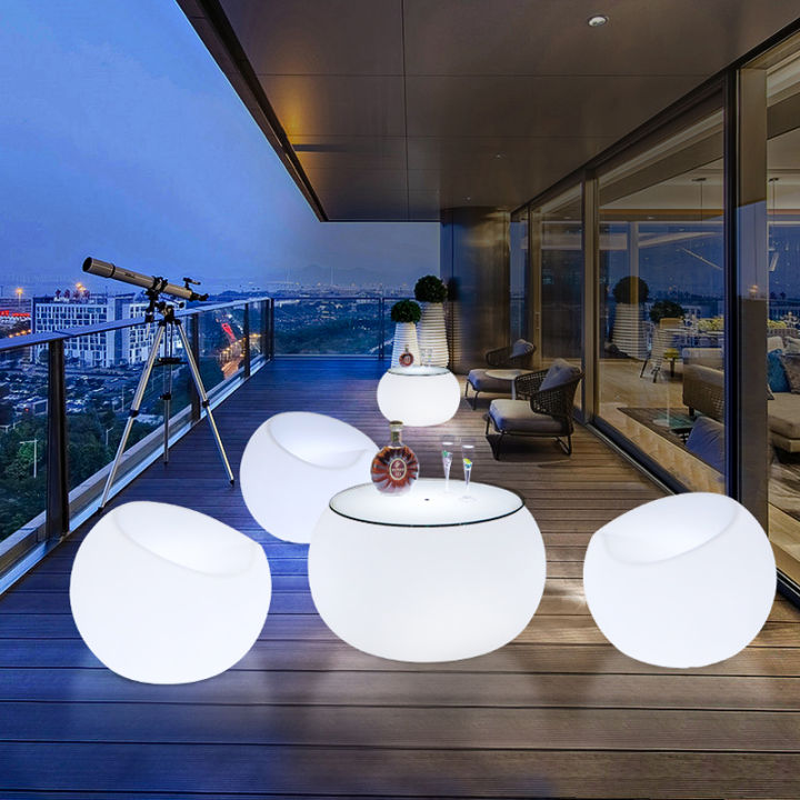 Luminous Bar Counter Bar Coffee Table Balcony Small Table and Chair