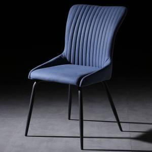 Vedourstyle 345 Dining Chair Modern European Style Chair Leathaire High Back Chair Kerusi Makan Fabric Dressing Chair 餐椅