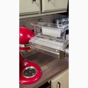 Máy Làm Mềm Thịt Có Thể Điều Chỉnh Được Dành Cho Máy Trộn Đứng KitchenAid - Thép Không Gỉ 3 Mức Độ Dày Tương Thích Với Các Mẫu 4.5-7 Quart