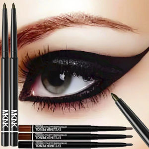 3pcs Waterproof Black Eyeliner Pencil Long Lasting Smoky Eyeshadow Pen Multi-Function Beginner-Friendly Eyebrow Eye Liner Makeup