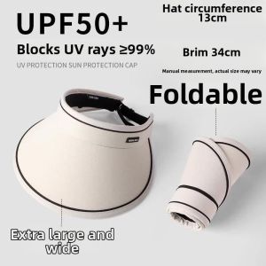 Foldable Full Protection Sun Visor Cap Hollow Top
