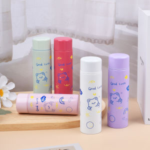 Leno 150ML Mini Vacuum Insulated Water Bottle Portable Leakproof Travel Mug Thermal Flask for Kids Children Women School