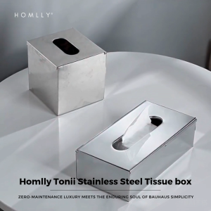 Homlly Tonii Stainless Steel Tissue box