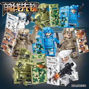 2025 New Military Series Frontline Pioneer Toy Model Special Forces Building Blocks Educational Toys for Boys ABS Plastic