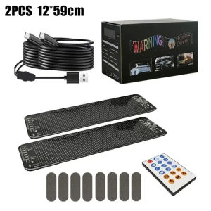Devil‘s Eye LED Screen Light Car Windshield Decor Panel USB Plug-in DIY App Control Flexible Scrolling Text Animation Display