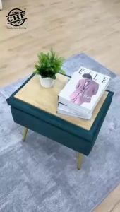 CHF Nordic Multifunction Storage Stool/Bench/Bedside table/CoffeeTable/Dressing Stool/Fabric Easy Clean