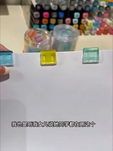 10 PCS Mini Paper Clip Colorful Clip Slider Transparent Metal Bookmark School Office Stationery Binding Ticket Clip Push Clip