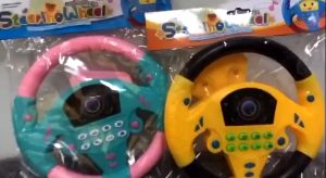 Small Steering Wheel Toys Simulation Copilots Simulated Steering Toy Wheel Early Education Sounding Toy Kid Toys Gifts