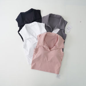 Áo Tập Yoga Không Tay Nhanh Khô Thường Ngày Cho Nữ Có Đệm Ngực Thoáng Khí Chạy Bộ Giảm Béo Thể Dục Thể Thao Mùa Hè