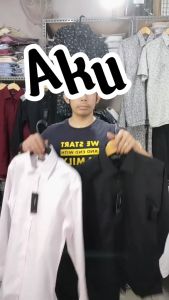 Kemeja ALISAN Pria Polos Slimfit Kemeja Pria Lengan Panjang Putih BISA COD Kemeja Alisan Pria Polos Slimfit Kemeja Pria Lengan Panjang Sky Blue Kemeja Pria Polos Lengan Panjang Slimfit Formal Pakaian Kerja Kantoran Bahan Katun Premium Hem Hitam