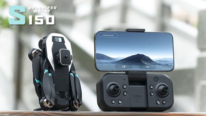 Drone Mini Kamera Drone S150 4K HD Camera Ganda WIFI FPV Headless