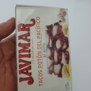 Râu mực đại dương cắt lát sốt tỏi 115g/hộp hiệu JAVIMAR nhập khẩu Tây Ban Nha