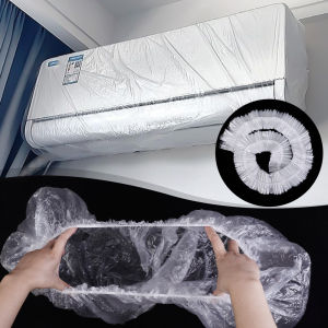 5/10pcs Big Air Conditioner Dust Cover Disposable Indoor Unit Cover Furniture Oven Fan Large Elastic Transparent Bag Household Dustproof 70x145cm