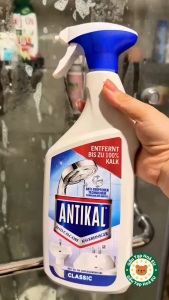 Chai xịt vệ sinh và chống ăn mòn inox Antikal tẩy cặn canxi vòi rửa vòi sen vách kính