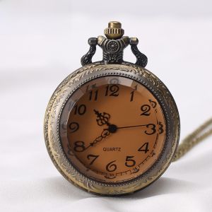 Baichard Retro Clamshell Pocket Watch Seven-Color Rainbow Roman Antique Old Men and Women Students Anique Pocket Watch Holiday Gifts