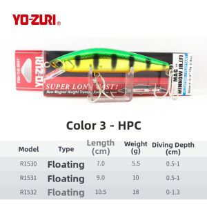 YO-ZURI | Slow Sinking Noisy Lure Wind-Resistant Far Throwing Lure