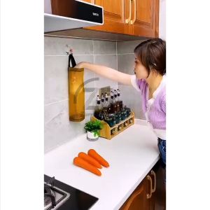 Tempat Plastik Gantung Dinding Penyimpanan Kantong Plastik Tebal Perlengkapan Rumah MX1065 ZIORRA