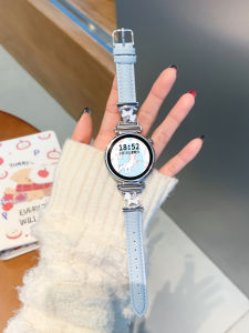 Uhada | Multifunction Leather Watch Band for Huawei GT Series with Sparkling Diamond Patches