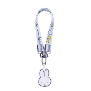 Miffy Phone Strap Crossbody Keychain Lanyard Charging Port Clip Mobile Phone Case Strap Lost Proofing Sticker Carabiner