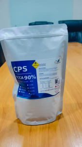 คลอรีน 90% ชนิดเกล็ดผง (บรรจุ 1 kg.) ยี่ห้อ CPS เกรดพรีเมี่ยม