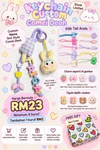 Keychain Custom Name Comei Deoh