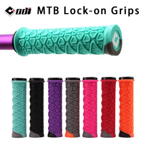 MEROCA | ODI MTB Silicone Lock-On Handlebar Grips Anti-Slip Shock Absorption Downhill Bicycle Mountain Bike 22.2MM Handle Parts