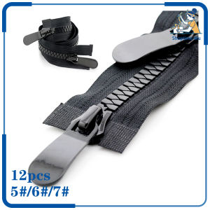 12 Pcs Sleting Celana Jeans Sleting Jaket Resleting Celana Jeans Ukuran 5” 6” 7”