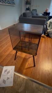 Vinyl Record Organizer Floor Standing Organize Record Storage Holder and Organizer Adjustable Divider Vinyl Table Large Capacity Display Rack for Home Office Living Room