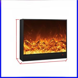 Embedded Electronic Simulated Flame Fireplace American Style Decorative Cabinet Home Heating Warmer User-Friendly Artistic Design