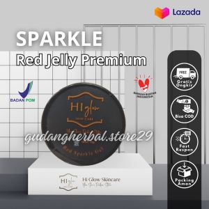 {Bisa COD} RED SPARKLE GEL/Red Jelly Premium Glowing Bikin Kulit Glowing Cerah |Higlow Skincare BPOM