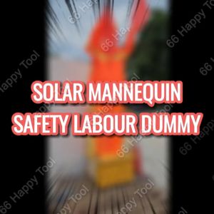 Solar Power Safety Road Mannequin Robot Traffic Dummy Electric Robotic Flagman Patung Jaga Jalan Keselamatan