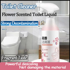 Toilet Foam Cleaner 500ML Pencuci Tandas Bathroom Toilets Bowl Cleaning Multipurpose Toilet Cleaner Flower Fragrance Toilets Cleaner Spray Clean And Remove Odors 马桶浴室清洁剂