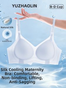 Yuzhaolin | Breastfeeding Bra No Marks Support Prevent Drooping Summer Light Breathable