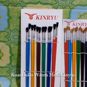 Kuas Lukis Warna No.6 No.8 Merk KINRYU Harga Satuan