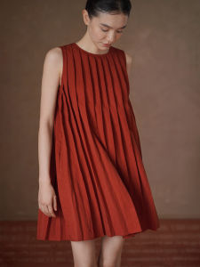 hacikis | Skin-whitening Soft Tencel A-line Loose Fit Short Dress