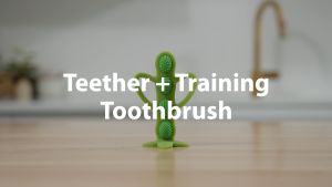 [ TE224 ] Ngậm nướu hình hạt đậu xanh 100% Silicone - Dr.Browns