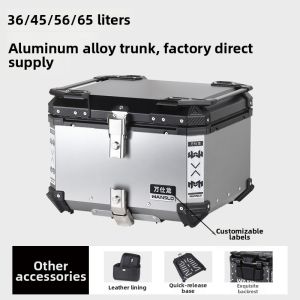 ZHUOLESHI | Quick-release Large Capacity Aluminum Tool Box for Motorcycle and Electric Scooter