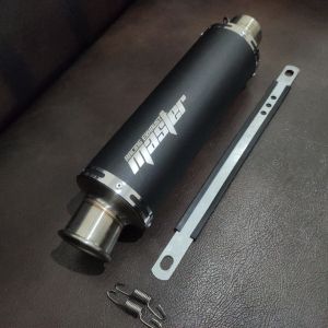 KNALPOT RACING MASTER JP NEW BLACK COATING SILINCER SAJA