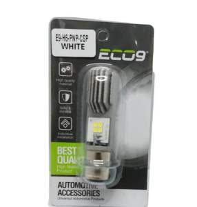 LAMPU LED UTAMA H6 ECO9 PNP AC DC HI-LOW UNTUK MOTOR BEBEK DAN MATIK WARNA PUTIH