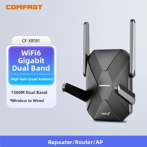 Comfast | Dual Band WiFi6 Signal Extender 1500M Gigabit Home Wireless Network Bridge