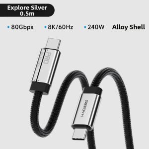 Hagibis | Ultra-Soft High-Speed USB4 Data Cable C-to-C