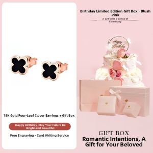 Grace Girl | Earrings Luxury 2026 New Style Four-Leaf Clover
