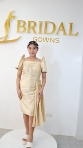 Modern Filipiniana Dress For Oath Taking