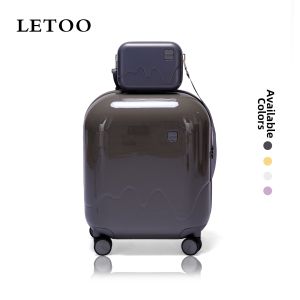 letoo | Multi-functional Lightweight Carry-on Luggage for Women Students 20 Inch
