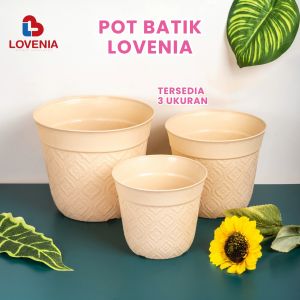 Lovenia Pot Batik Ukuran 22 27 32 / Pot Bunga Tanaman