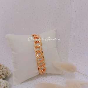 Gelang Tangan Titanium Anti Karat Sisik Naga Model Mirip Perhiasan Cocopink Jewelry