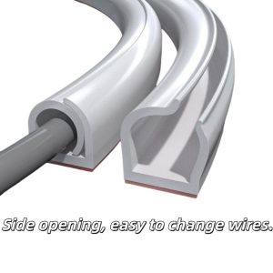 1pc 1/2/3meters Self-Adhesive Cord Hider Wall Mount Raceway Cable Concealer Flexible Wire Hider Home Office