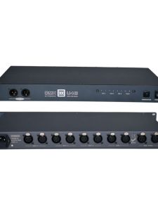 8-Channel DMX512 Lighting Amplifier Distributor Optical Isolation Stage Performance Equipment Signal Booster Inhi HiFi Audio Accessories