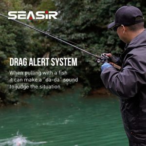 Seasir Mansory 146g Ultra Light Carbon Fiber All Over Free Double Spools Baitcasting Fishing Reel 11+1BB 7.3:1 Gear Ratio Max Drag 8.5kg Hybrid Ceramic Bearings Saltwater